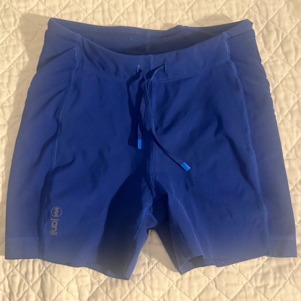 Janji Women's Athletic Shorts - Blue, used good condition